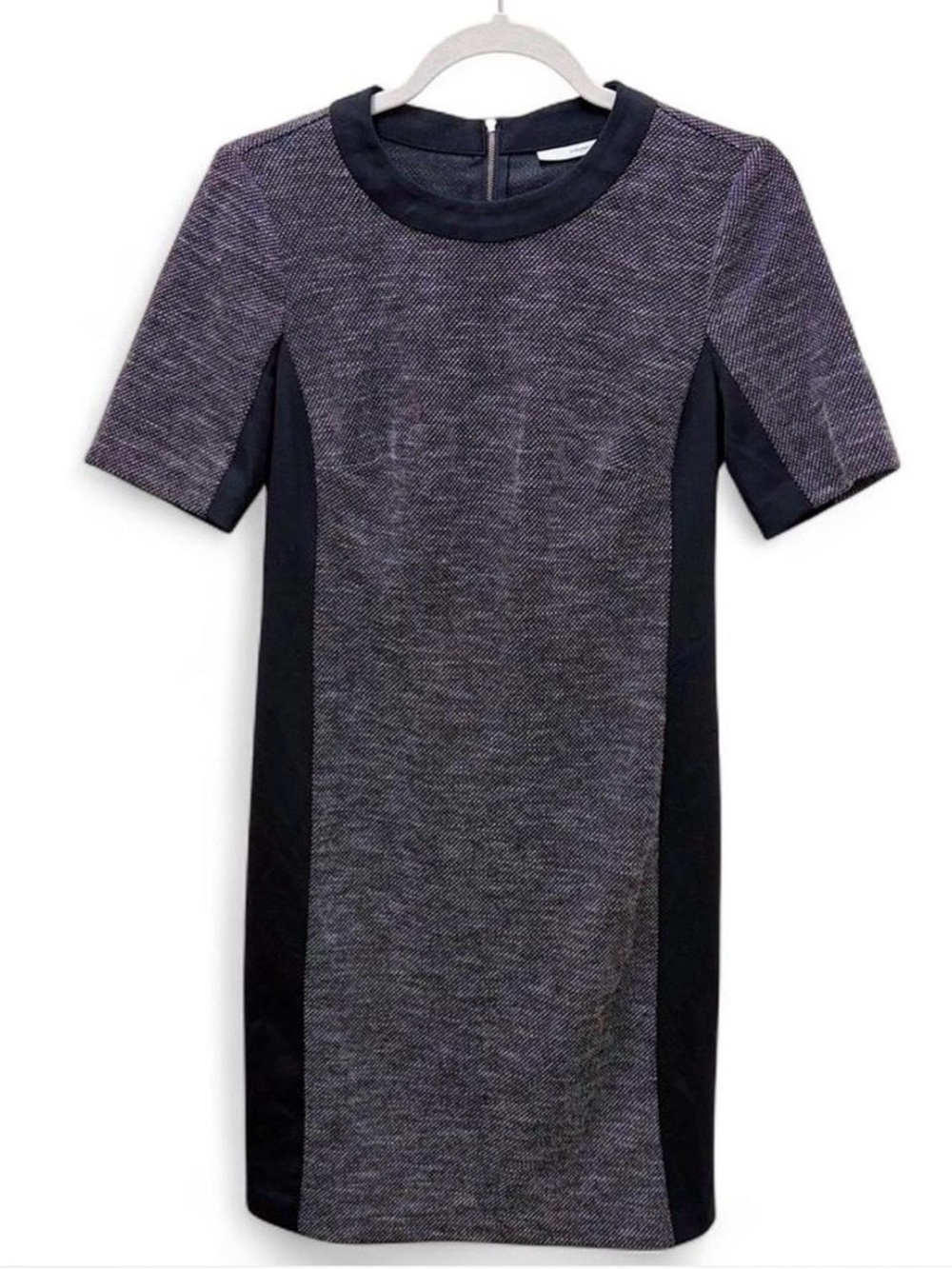 Halogen Dress Size 8 Mixed Media Short Sleeve Fitted, Business Casual, Work